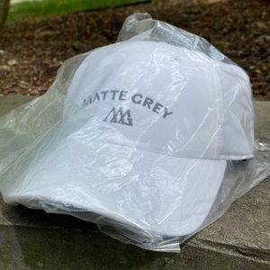 Matte Grey one size fits all with the Velcro adjustable back brand new